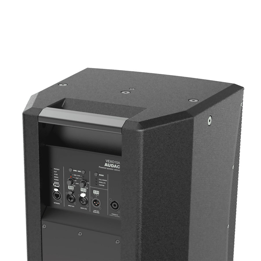 Audac VEXO 115A/B Installatie Luidspreker - zwart - 500 Watt met ingebouwde versterker snel en goedkoop bij proaudioshop.nl