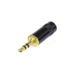 NYS 231 BG Jackplug 3,5mm stereo zwart