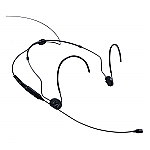 HSP 2-EW black TRS Headsetmicrofoon met 3,5mm plug