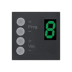 DW 3020B Wall Panel Controller voor R2/M2, kleur zwart