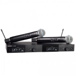 SLXD24DE dubbele ontvanger met 2 stuks BETA58 microfoon K59 (606-650 MHz)