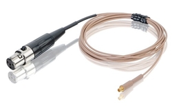 Vervangende kabel voor E6 beige met 4-polige Shure connector
