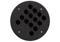 CRP 314 blindplaat met 14x D-size hole voor Procab CDM-310