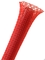 Flexo Pet sleeving 6,4 mm rood