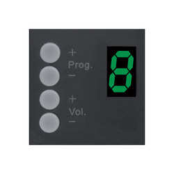 DW 3020B Wall Panel Controller voor R2/M2, kleur zwart