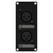 CASY125/B 2x 3-pins XLR Female module voor CASY-chassis