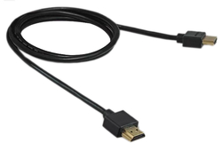 High Speed Ultraslim 4K HDMI-kabel verguld met ethernet - 1,8m